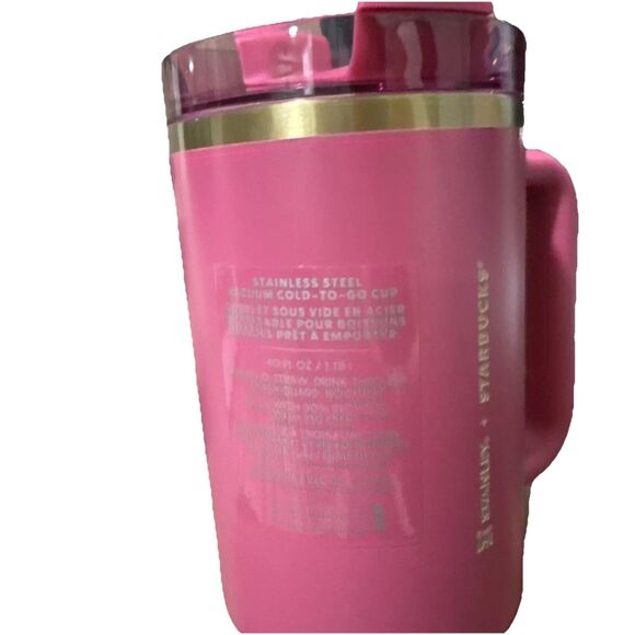 Stanley x Starbucks Exclusive Flowstate Quencher 40oz Tumbler Holiday Edition - Picture 4 of 8